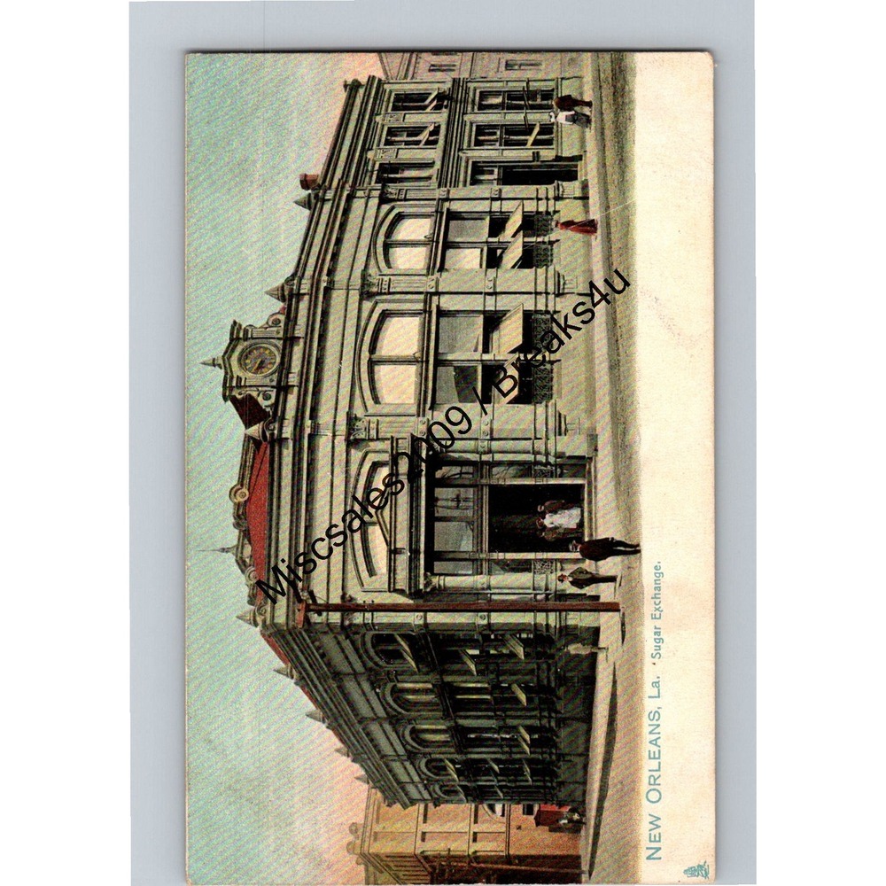Raphael Tuck & Sons Vintage Postcard New Orleans Sugar Exchange Unposted